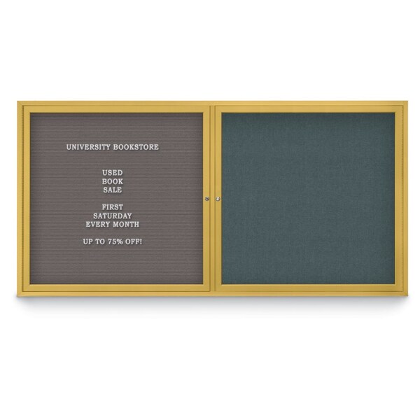 Corkboard, Synthetic Cork/Bronze, 60"x36"